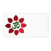 Om記号 ラベル (正面)