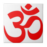 Om (ॐの) -ヒンズー教および仏教の記号 タイル<br><div class="desc">Om (ॐの) -ヒンズー教および仏教の記号</div>