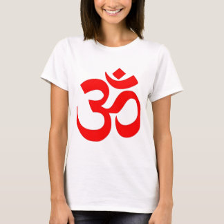 Om (ॐの) -ヒンズー教および仏教の記号 tシャツ