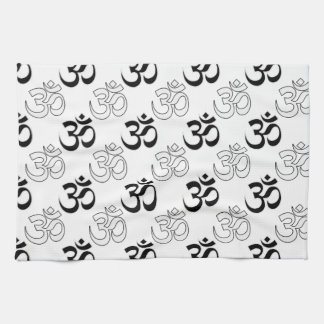 Om、オウム記号 キッチンタオル