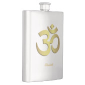 Om (オウム)のナマステのヨガの記号 フラスク (右)