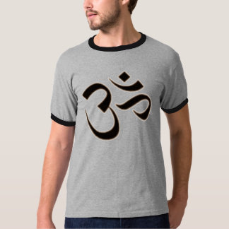 OM -オウム-オームのヒンズー教の仏教の記号 Tシャツ