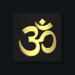 Om (オウム)ナマステヨガ記号 キャンバスプリント<br><div class="desc">オムはインディアン宗教の神聖な音とスピリチュアルのアイコンである。ヒンズー教、仏教、ジャイナ教、シーク教のマントラでもある。オムは古代と中世の写本、寺院、修道院、スピリチュアルの宿舎で発見された図像学の一部である。このシンボルは全てのインディアン法にスピリチュアル的な意味を持つが、Omの意味や意味は様々な伝統の中や中の多様な学校によって異なる。ヒンドゥー教では、オムは最も重要なスピリチュアルの象徴の一つである。それはアッマン（魂、内の自己）とブラーマン（究極の現実、宇宙の全体、真理、神、至高の精神、宇宙原理、知識）を指す。音節はヴェダスの章の始まりと終わりにしばしば見られる、ウパニシャドや他のヒンズー教の文字。スピリチュアルの文字の唱え方、法会や私立祈りの言葉の間、結婚式などの聖句（サンスカラ）の儀式の際、時にはヨガなどの瞑想やスピリチュアルの際に行われる神聖なスピリチュアルの加持である。この音節は、オンカラ(ओंकार、オカṃラ)、アウンカラ(औंकार、オカṃラ)、プラナバ(प्रणव、プラナバ)とも呼ばれる。</div>