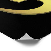 Om (オウム)ナマステヨガ記号 ポスター (角)