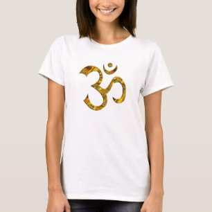 OM/オウム-金ゴールド Tシャツ