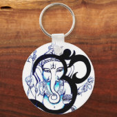 OM – ガネシャ キーホルダー (正面)