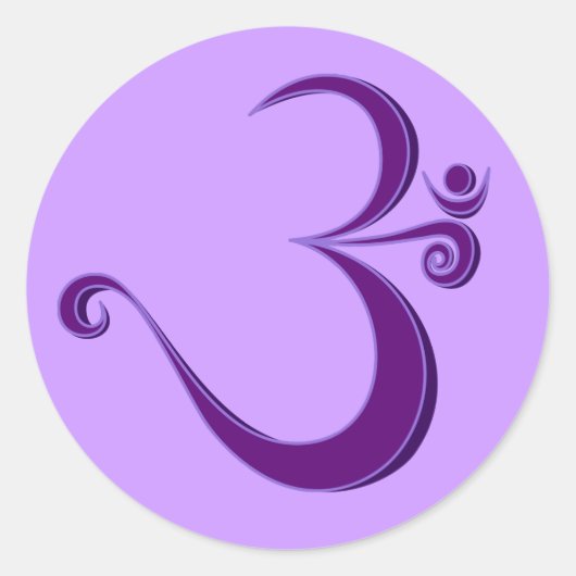 Om – ステッカー (正面)