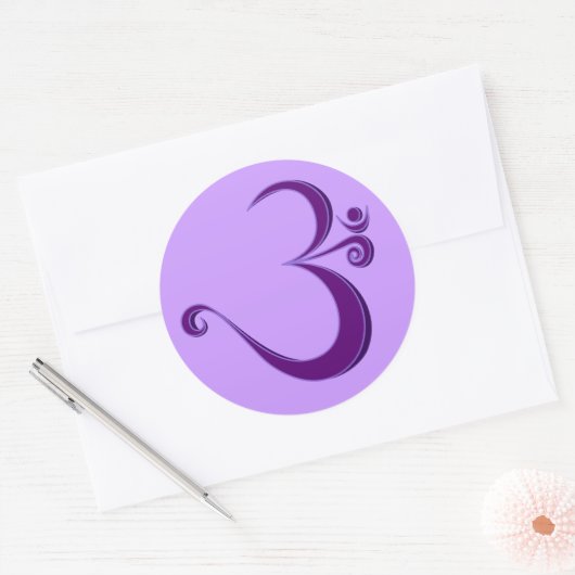 Om – ステッカー (封筒)