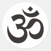 om ラウンドシール (正面)