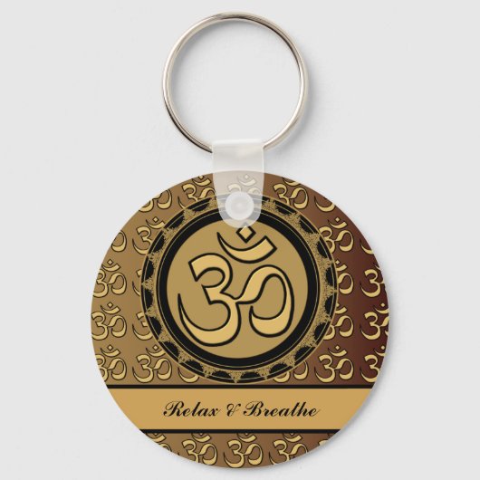 OM リラックスとBreeze Keychain キーホルダー (正面)
