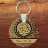 OM リラックスとBreeze Keychain キーホルダー (正面)