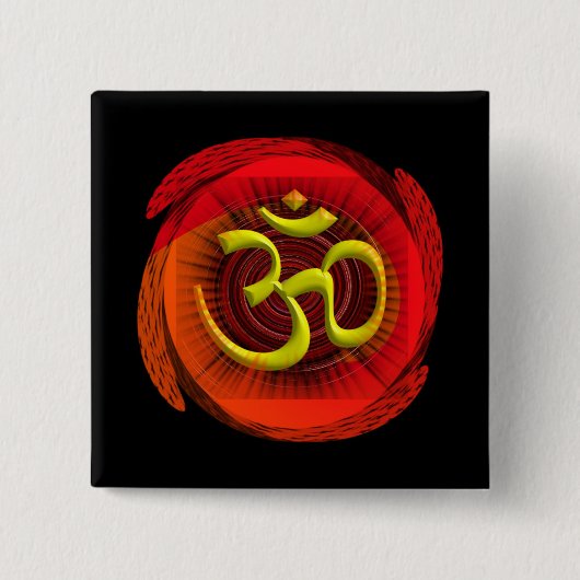 Om 1 缶バッジ (正面)