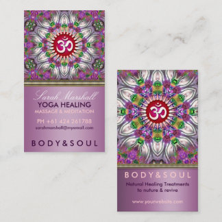 Om Energy Yoga Healing Star名刺 名刺