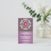 Om Energy Yoga Healing Star名刺 名刺 (スタンド正面)