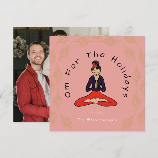 Om For The Holidays Card シーズンカード (正面/裏面)