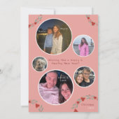 'Om For The Holidays' Family Yoga Holiday Card シーズンカード (裏面)