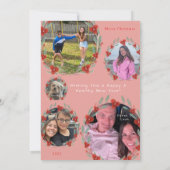 'Om For The Holidays' Family Yoga Holiday Card シーズンカード (裏面)