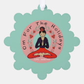 Om For The Holidays Ornament Card オーナメントカード (裏面)