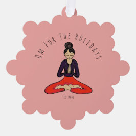 Om For The Holidays Ornament Card オーナメントカード