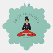 Om For The Holidays Ornament Card オーナメントカード (裏面)
