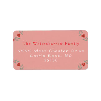 'Om For The Holidays' Yoga and Wreath ラベル