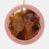 'Om For The Holidays' Yogi Ornament セラミックオーナメント (裏面)