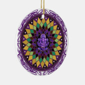 Om Ganeshの曼荼羅 セラミックオーナメント (右)