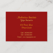 OM Ganesha 名刺 (裏面)