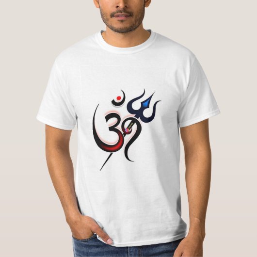 Om Lord神聖シンボルTシャツ」「Divine Om Lord Tee」 Tシャツ (正面)