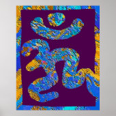 OM MANTRA – 平和 ポスター (正面)