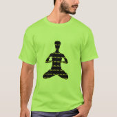 Om Meditation -長袖ヨガシャツ Tシャツ (正面)