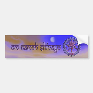 Om Namah Shivayaのバンパーステッカー バンパーステッカー