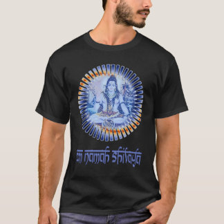 Om Namah Shivaya (軽いレタリング) Tシャツ
