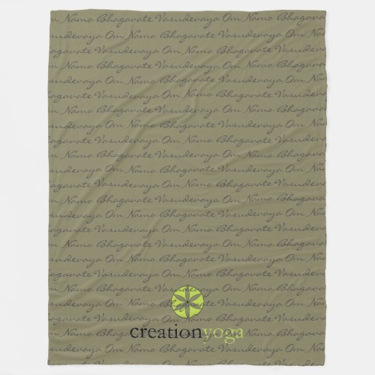 Om Namoのフリースブランケット- 60" x 80" フリースブランケット (正面)