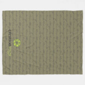 Om Namoのフリースブランケット- 60" x 80" フリースブランケット (正面(横))