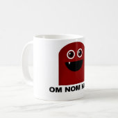 Om Nom Nomのかわいこちゃん コーヒーマグカップ (正面左)