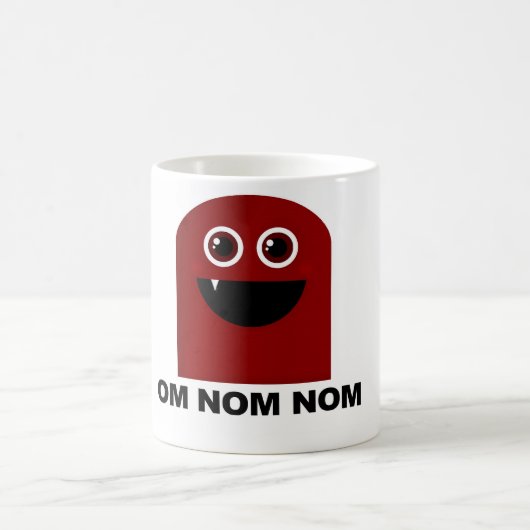 Om Nom Nomのかわいこちゃん コーヒーマグカップ (中央)