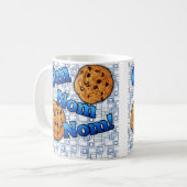 Om Nom Nomのミーム愛クッキー コーヒーマグカップ (正面左)