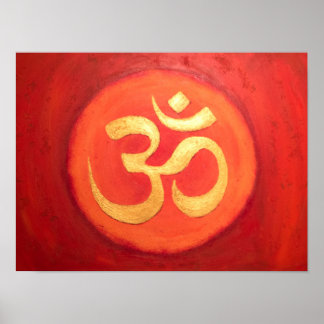 Om Painting Poster ポスター