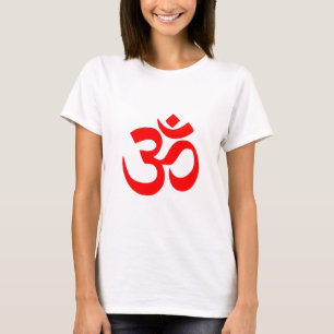 Om Shanti OmのオウムのNamah Shivay Omkara Pranavの記号 Tシャツ