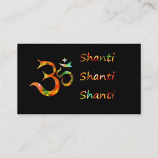 Om Shanti Shanti Shanti 名刺