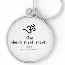 Om Shanti Shanti Shanti - sanskrit quote