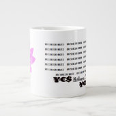 OM SHREEM BRZEE 27X MUG WITH LOTUS ジャンボコーヒーマグカップ (正面)