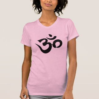 Om Sri YantraのヨガのRacerbackのTシャツ Tシャツ