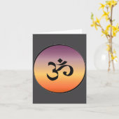 Om Symbol _1 カード (黄色い花)