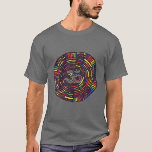 Om TオウムTナマステTヒンズー教仏教 Tシャツ (正面)