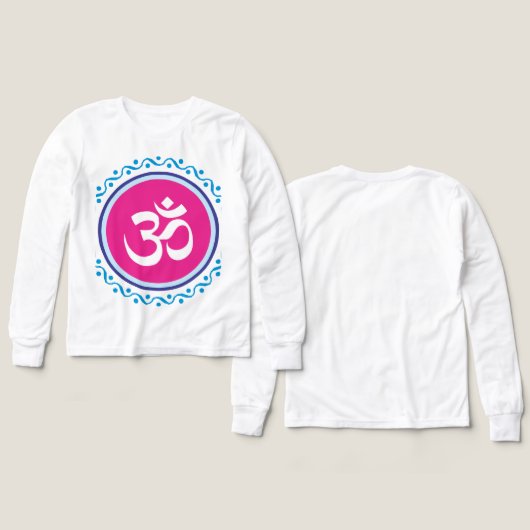 Om Tシャツ (デザイン 正面＆背面)