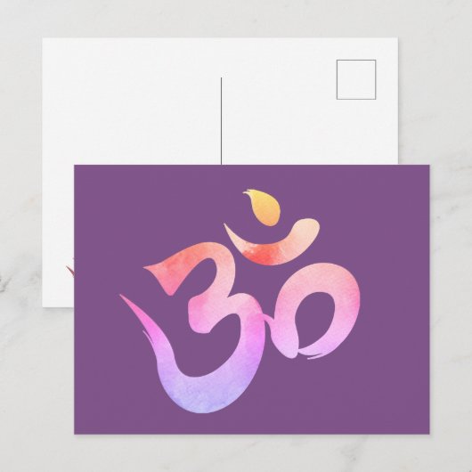 Om、Weterololor OmPostages ポストカード (正面/裏面)