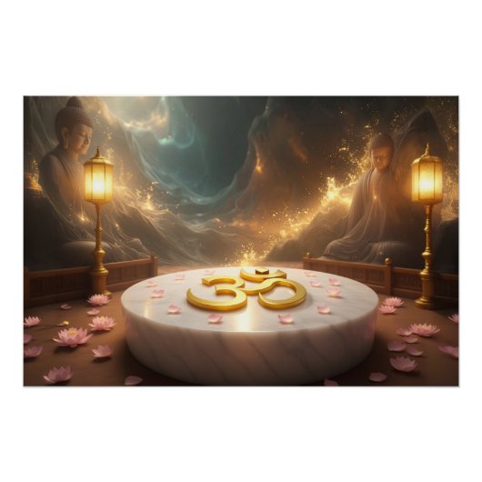 OM - ZEN BUDDHISM ポスター (正面)