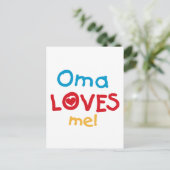 Omaが大好きTシャツとギフト ポストカード (スタンド正面)